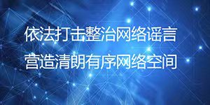  依法打击整治网络谣言 营造清朗有序网络空间 —— 合肥市公安局网安支队 示