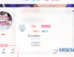 小小的美化贴内头像内的小卡片